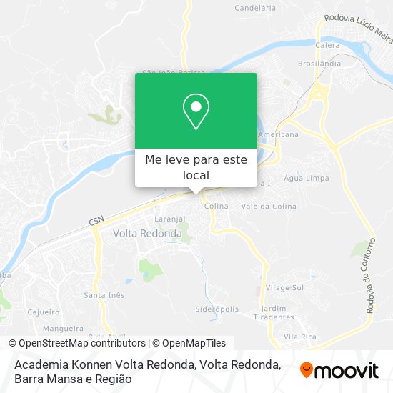 Academia Konnen Volta Redonda mapa