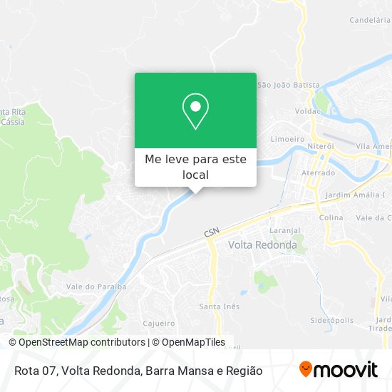 Rota 07 mapa