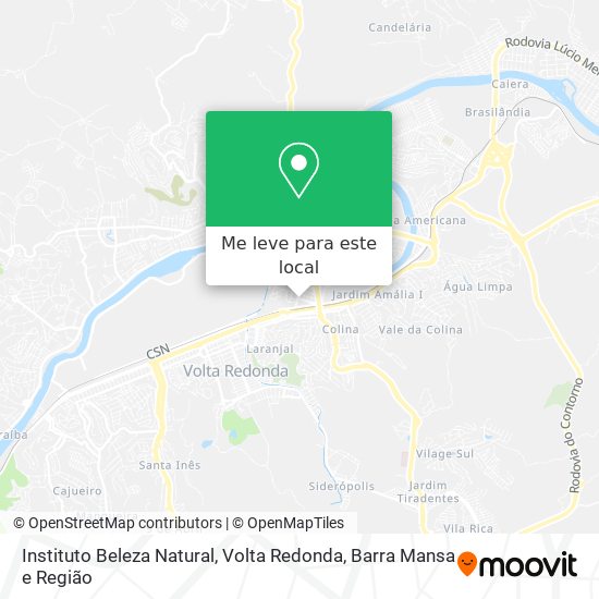 Instituto Beleza Natural mapa
