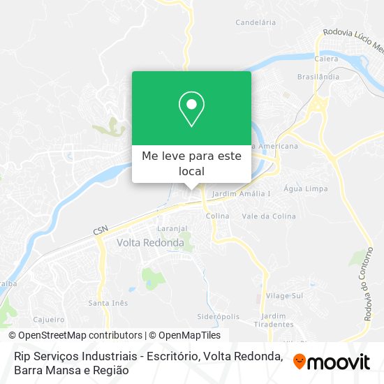 Rip Serviços Industriais - Escritório mapa