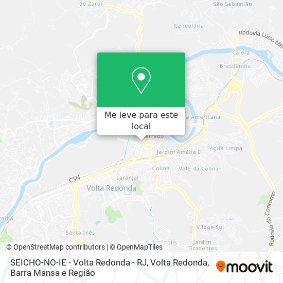 SEICHO-NO-IE - Volta Redonda - RJ mapa