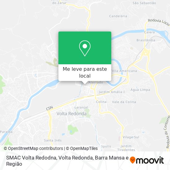 SMAC Volta Redodna mapa