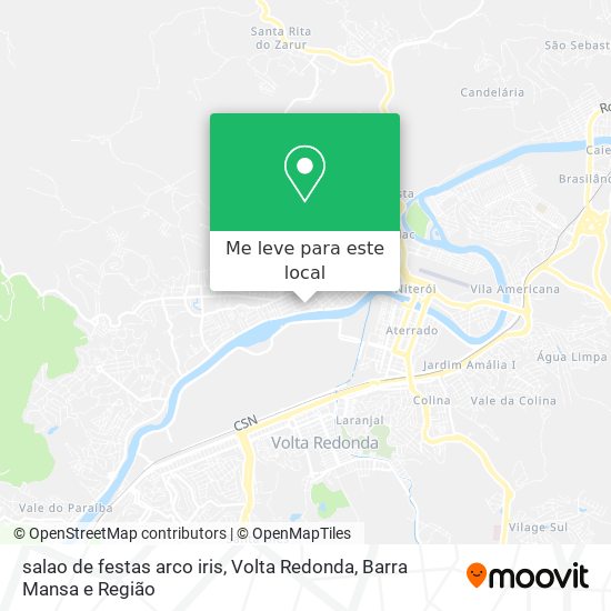 salao de festas arco iris mapa