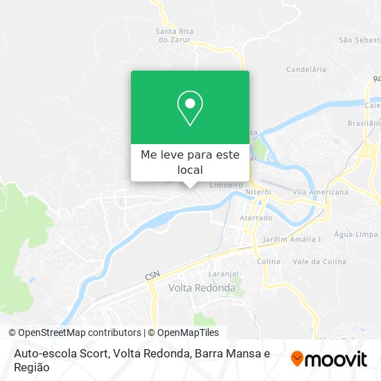Auto-escola Scort mapa