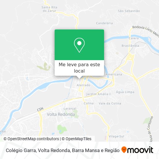 Colégio Garra mapa