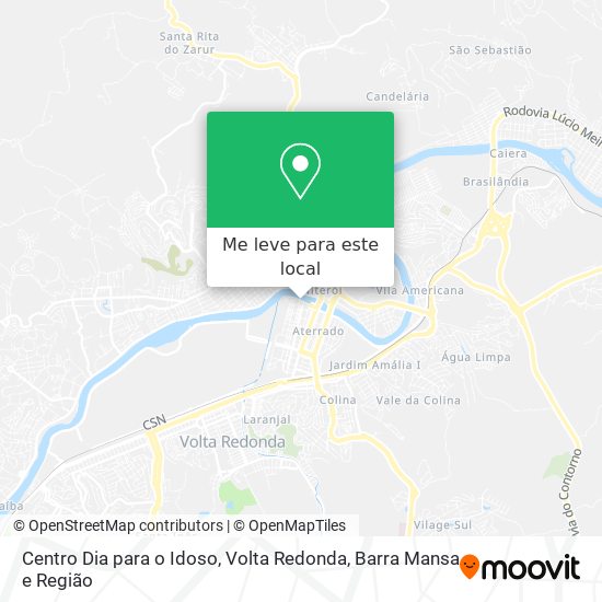 Centro Dia para o Idoso mapa