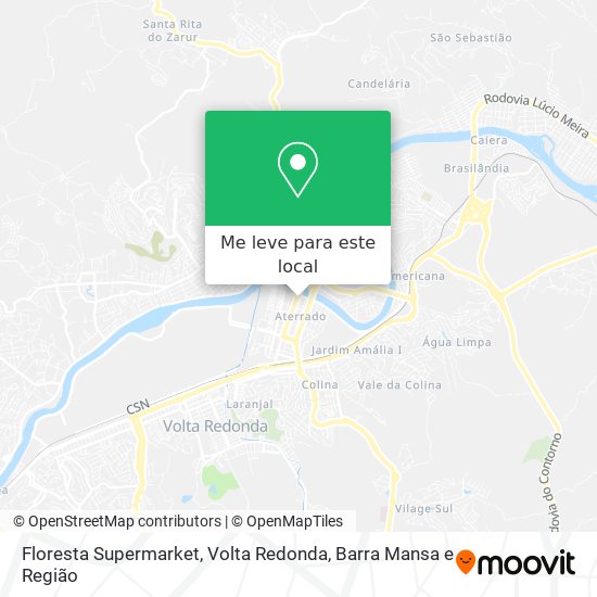 Floresta Supermarket mapa