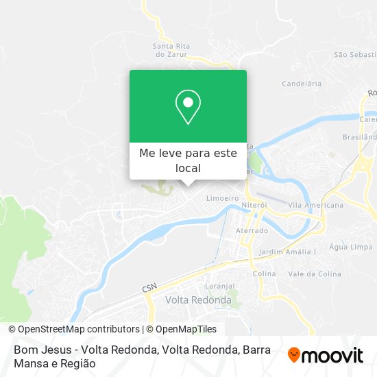 Bom Jesus - Volta Redonda mapa