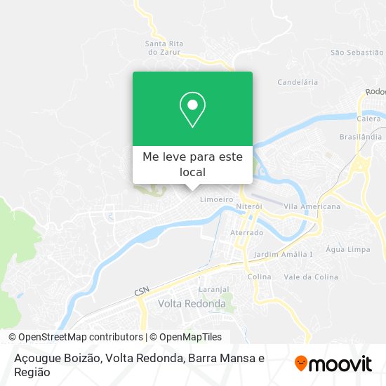Açougue Boizão mapa