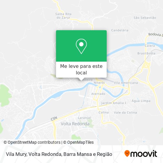 Vila Mury mapa