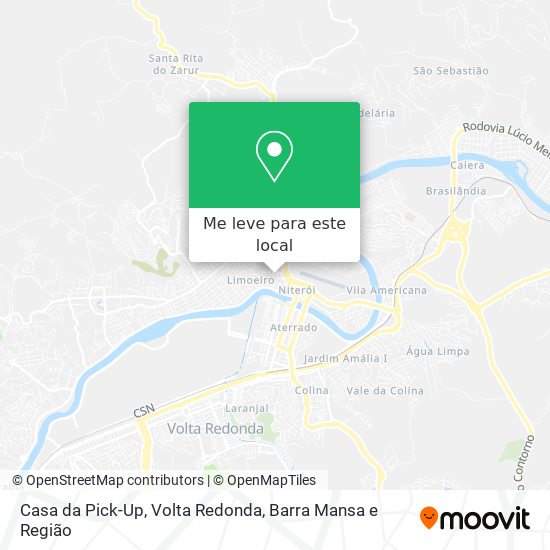 Casa da Pick-Up mapa