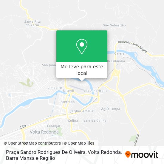 Praça Sandro Rodrigues De Oliveira mapa