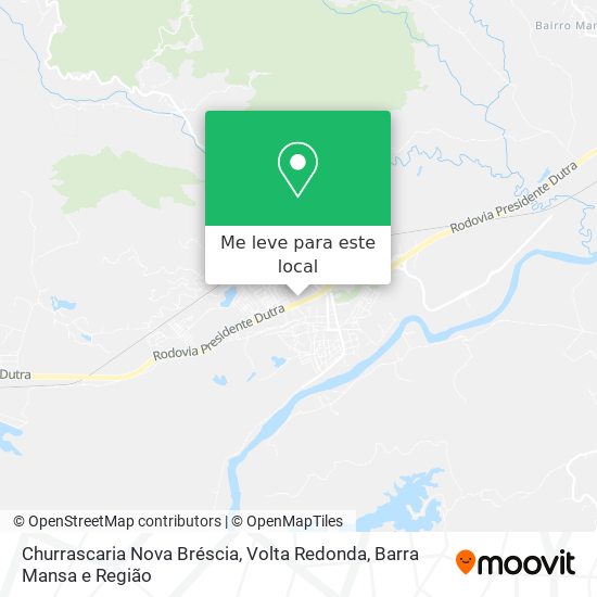 Churrascaria Nova Bréscia mapa