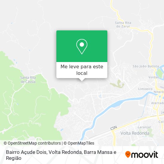 Bairro Açude Dois mapa