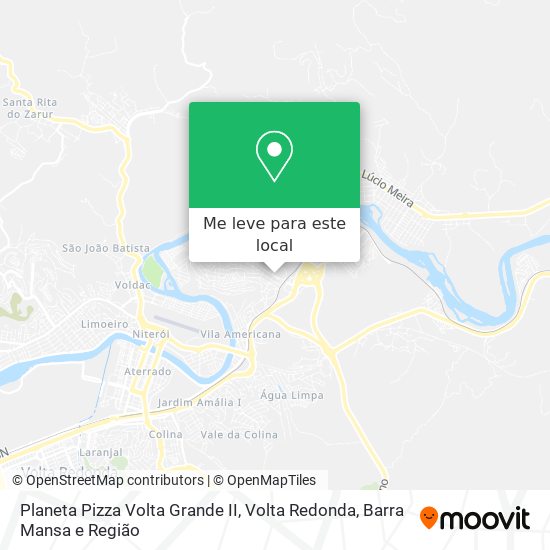 Planeta Pizza Volta Grande II mapa