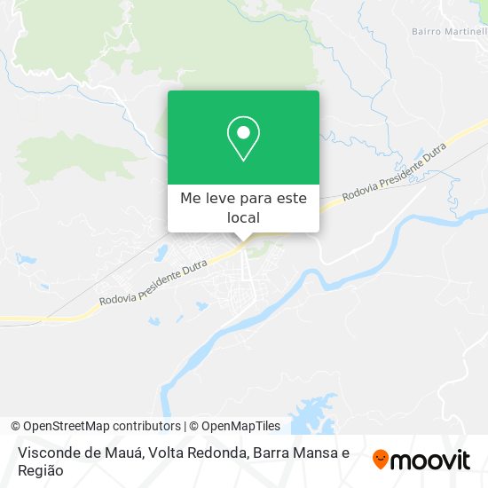 Visconde de Mauá mapa