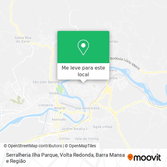 Serralheria Ilha Parque mapa