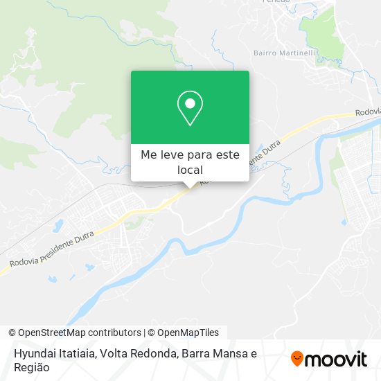 Hyundai Itatiaia mapa