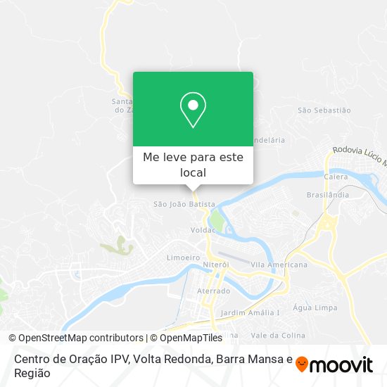 Centro de Oração IPV mapa