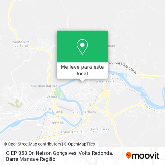 CIEP 053 Dr. Nelson Gonçalves mapa