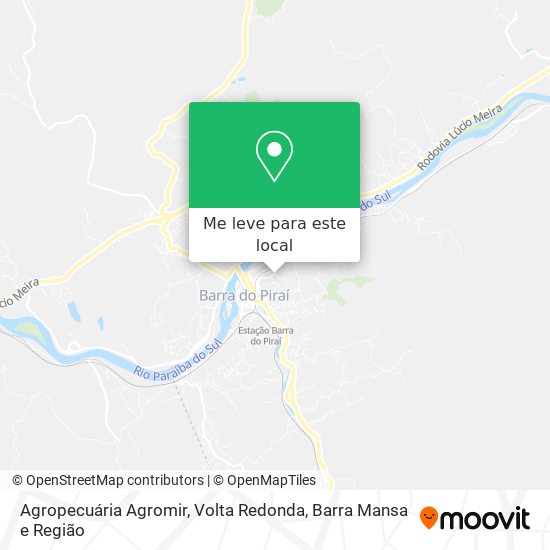 Agropecuária Agromir mapa