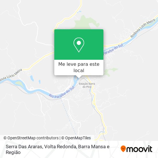Serra Das Araras mapa