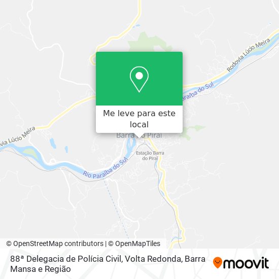 88ª Delegacia de Polícia Civil mapa