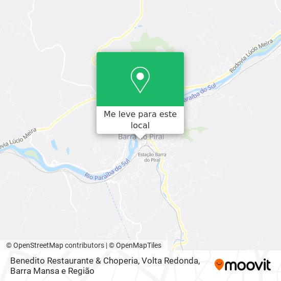 Benedito Restaurante & Choperia mapa