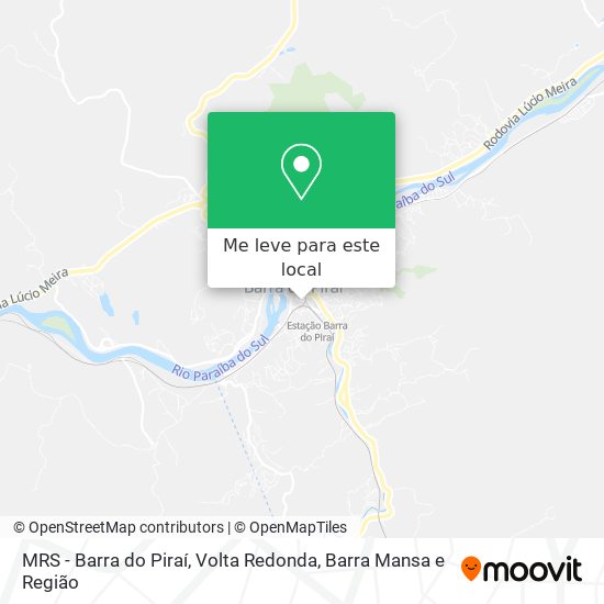 MRS - Barra do Piraí mapa