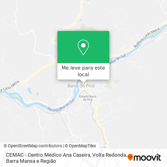 CEMAC - Centro Médico Ana Caseira mapa