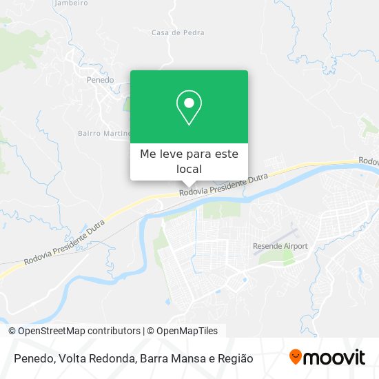 Penedo mapa