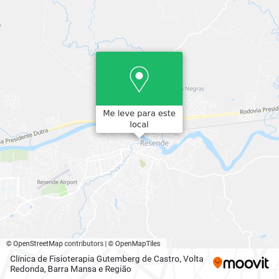 Clínica de Fisioterapia Gutemberg de Castro mapa