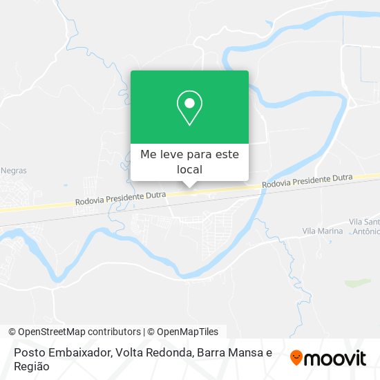 Posto Embaixador mapa