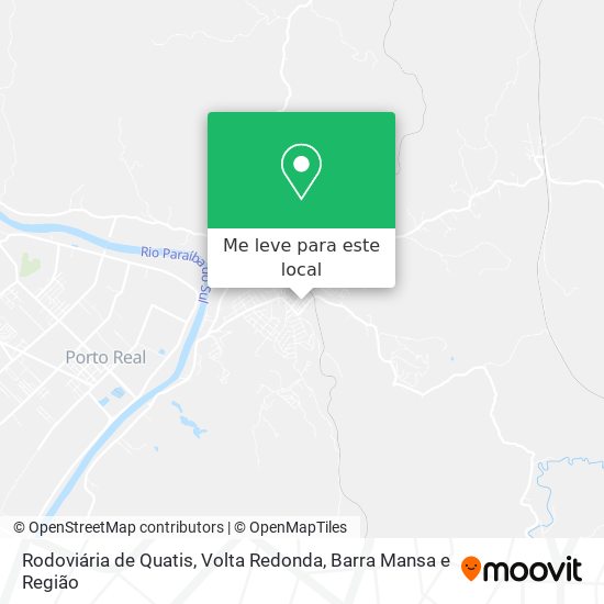 Rodoviária de Quatis mapa