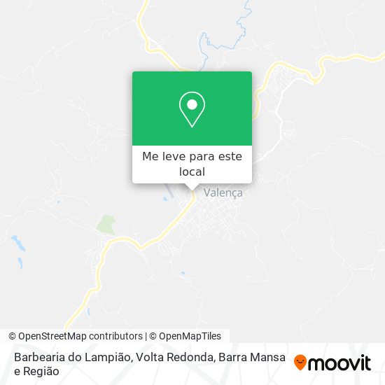 Barbearia do Lampião mapa