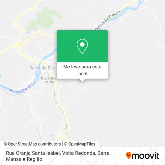 Rua Granja Santa Isabel mapa