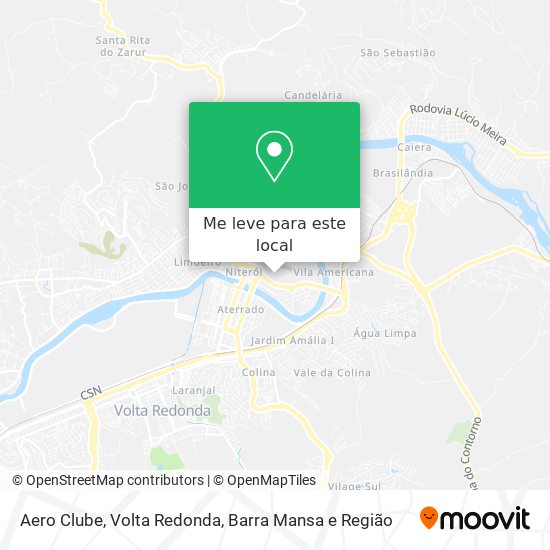 Aero Clube mapa