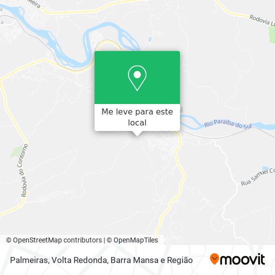 Palmeiras mapa