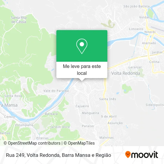 Rua 249 mapa