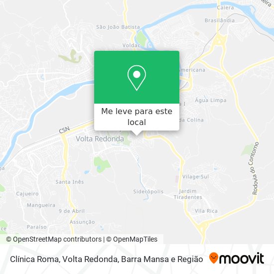 Clínica Roma mapa