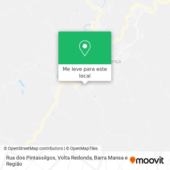 Rua dos Pintassilgos mapa