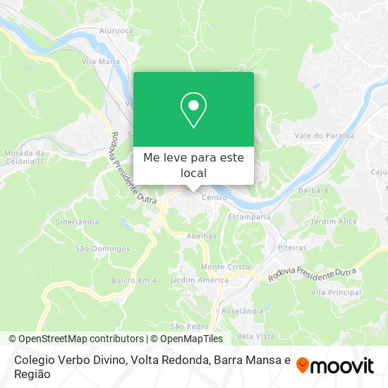 Colegio Verbo Divino mapa