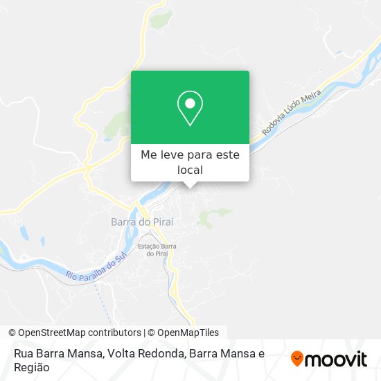 Rua Barra Mansa mapa