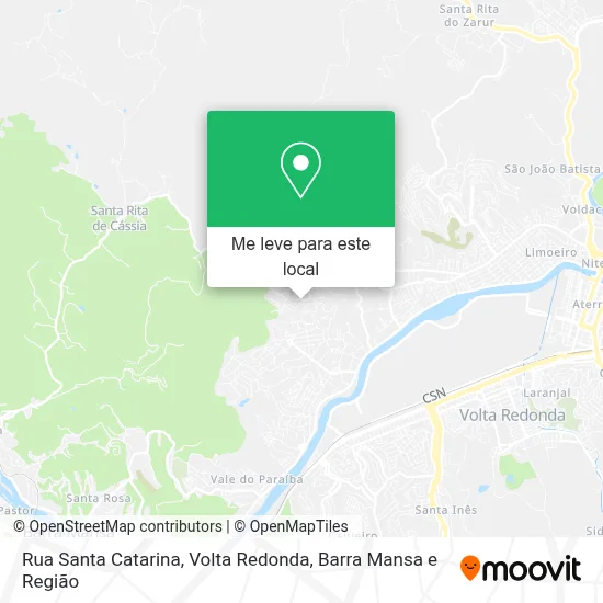 Rua Santa Catarina mapa