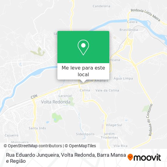 Rua Eduardo Junqueira mapa