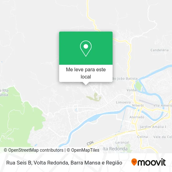 Rua Seis B mapa