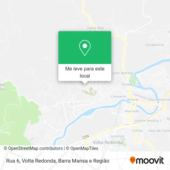 Rua 6 mapa