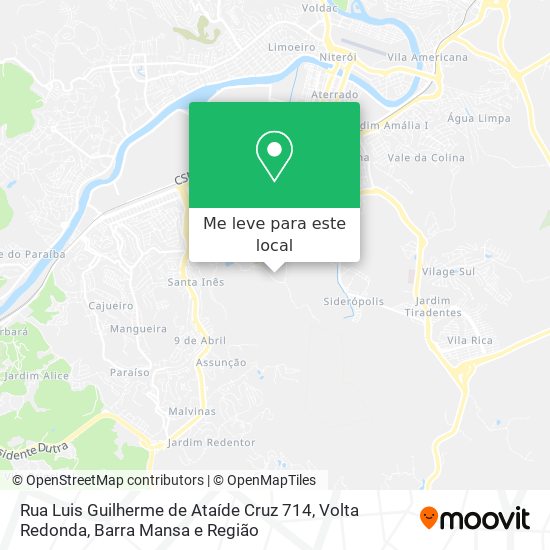 Rua Luis Guilherme de Ataíde Cruz 714 mapa
