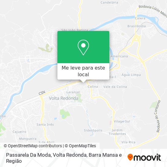 Passarela Da Moda mapa