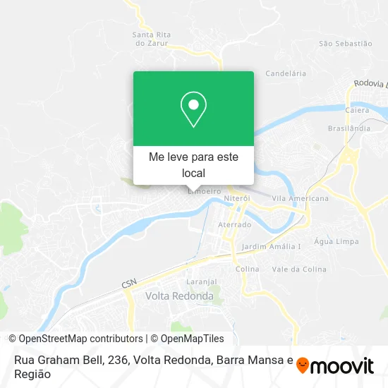 Rua Graham Bell, 236 mapa